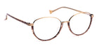 J.F. Rey® Moove JFR Moove 9090 51 - 9090 Brown Snake/Copper Eyeglasses