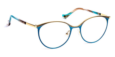 J.F. Rey® Naia JFR Naia 2050 52 - 2050 Blue/Shiny Gold Eyeglasses