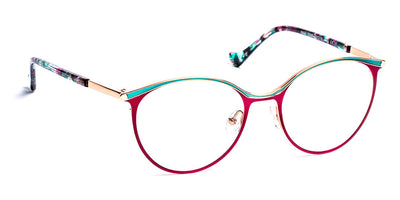 J.F. Rey® Naia JFR Naia 7550 52 - 7550 Plum/Shiny Pink Gold Eyeglasses