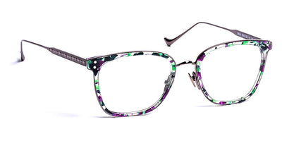 J.F. Rey® Nala JFR Nala 4506 52 - 4506 Green Flowers/Dark Ruthenium Eyeglasses