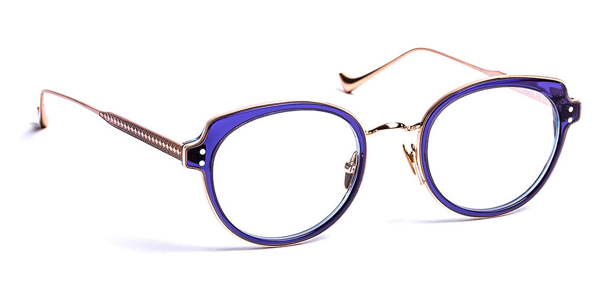 J.F. Rey® Nawel JFR Nawel 2055 48 - 2055 Blue/Shiny Pink Gold Eyeglasses