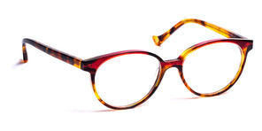J.F. Rey® Nine JFR Nine 9030 50 - 9030 Yellow Demi/Red Eyeglasses