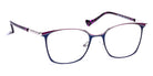 J.F. Rey® Noa JFR Noa 2510 50 - 2510 Dark Blue/Shiny Silver Eyeglasses