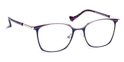 J.F. Rey® Noa JFR Noa 2510 50 - 2510 Dark Blue/Shiny Silver Eyeglasses