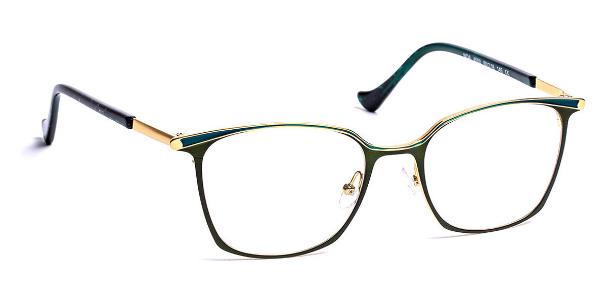 J.F. Rey® Noa JFR Noa 4550 50 - 4550 Green/Shiny Gold Eyeglasses