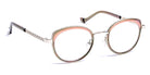 J.F. Rey® Ohm JFR Ohm 0980 48 - 0980 Black Pink/Shiny Silver Eyeglasses