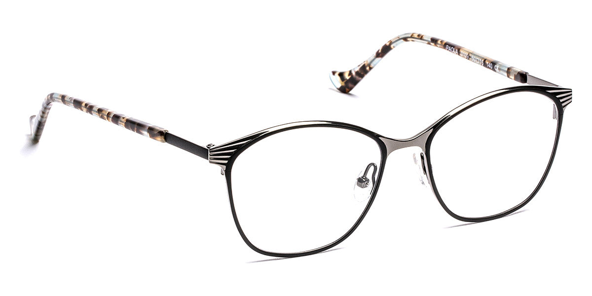 J.F. Rey® Paola JFR Paola 0109 50 - 0109 Satin Black/Shiny Ruthenium Eyeglasses