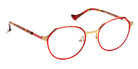 J.F. Rey® Pia JFR Pia 3050 50 - 3050 Satin Red/Satin Pink Gold Eyeglasses