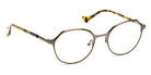 J.F. Rey® Pia JFR Pia 4909 50 - 4909 Khaki/Shiny Ruthenium Eyeglasses