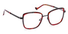 J.F. Rey® Poppy JFR Poppy 3001 50 - 3001 Demi Red/Satin Black Eyeglasses