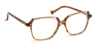 J.F. Rey® Queen JFR Queen 9050 52 - 9050 Brown/Shiny Gold Eyeglasses