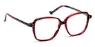 J.F. Rey® Qwartz JFR Qwartz 3590 51 - 3590 Demi Burgundy/Matte Black Eyeglasses