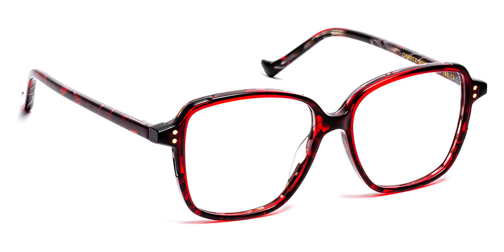 J.F. Rey® Qwartz JFR Qwartz 3590 51 - 3590 Demi Burgundy/Matte Black Eyeglasses