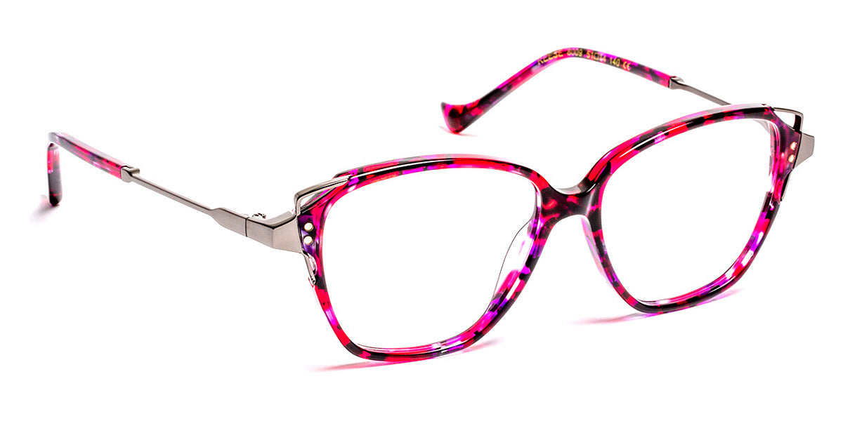 J.F. Rey® Reese JFR Reese 8009 51 - 8009 Demi Pink/Shiny Dark Gunmetal Eyeglasses