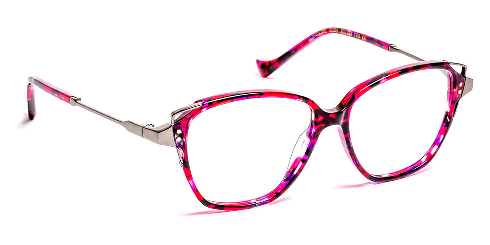 J.F. Rey® Reese JFR Reese 8009 51 - 8009 Demi Pink/Shiny Dark Gunmetal Eyeglasses