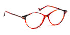 J.F. Rey® Reine JFR Reine 3001 51 - 3001 Red/Nice Black Eyeglasses