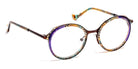J.F. Rey® Rosy JFR Rosy 9570 49 - 9570 Demi/Purple/Brown Eyeglasses