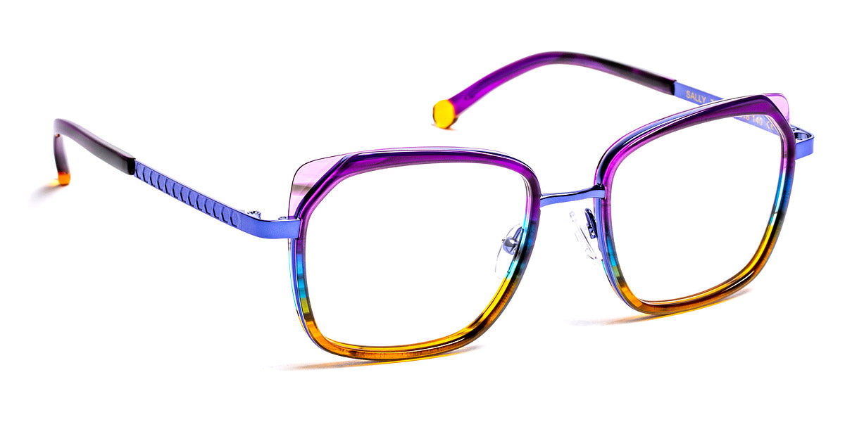 J.F. Rey® Sally JFR Sally 7060 52 - 7060 Gradient Purple/Orange/Satin Blue Eyeglasses
