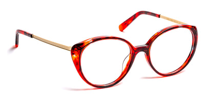 J.F. Rey® Sam JFR Sam 3050 50 - 3050 Red/Satin Gold Eyeglasses