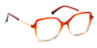 J.F. Rey® Sara JFR Sara 3050 51 - 3050 Gradient Red/Shiny Gold Eyeglasses