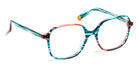 J.F. Rey® Simona JFR Simona 4030 53 - 4030 Green/Red Eyeglasses