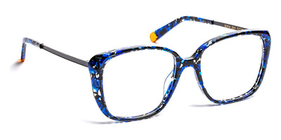 J.F. Rey® Sofia JFR Sofia 2001 52 - 2001 Demi Blue/Satin Black Eyeglasses