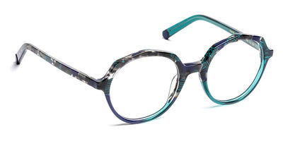 J.F. Rey® Tahys JFR Tahys 2040 51 - 2040 Demi Blue and Green Eyeglasses