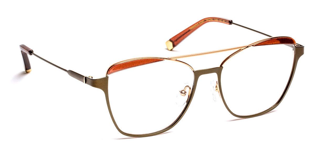 J.F. Rey® Tamara JFR Tamara 4590 54 - 4590 Khaki/Brown Glitter Eyeglasses