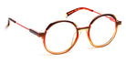 J.F. Rey® Tania JFR Tania 3065 48 - 3065 Red and Brown Transparent/Copper Eyeglasses