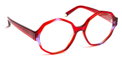 J.F. Rey® Teresa JFR Teresa 3070 55 - 3070 Red/Purple Transparent Eyeglasses