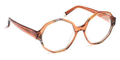 J.F. Rey® Teresa JFR Teresa 8001 55 - 8001 Pink Transparent/Gray Japan Eyeglasses