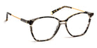 J.F. Rey® Tess JFR Tess 0150 52 - 0150 Black and Gray/Gold Eyeglasses