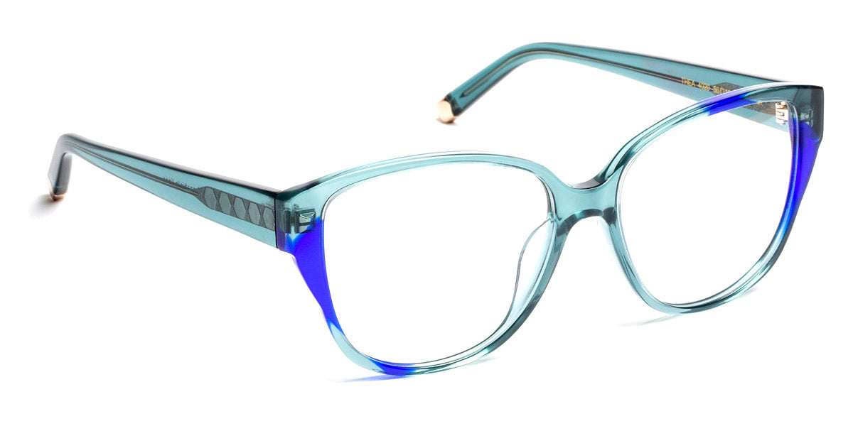 J.F. Rey® Thea JFR Thea 4020 56 - 4020 Green Transparent/Blue Eyeglasses