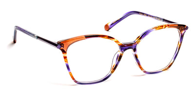 J.F. Rey® Tilia JFR Tilia 2590 54 - 2590 Purple and Toffee Gradient/Brown Glossy Eyeglasses