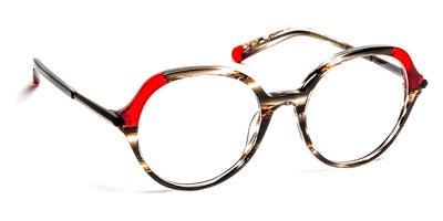 J.F. Rey® Toundra JFR Toundra 0030 52 - 0030 Black and Gray Gradient/Red Eyeglasses