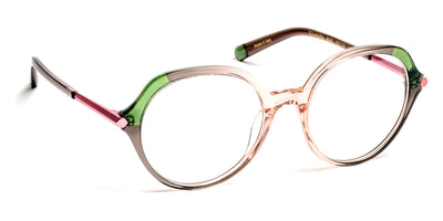 J.F. Rey® Toundra JFR Toundra 8040 52 - 8040 Pink and Gray Gradient/Green Glossy Eyeglasses