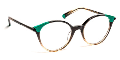 J.F. Rey® Tracy JFR Tracy 9840 52 - 9840 Brown Gradient Transparent/Green Eyeglasses