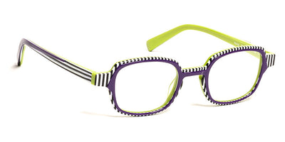 J.F. Rey® PA034 JFR PA034 7005 43 - 7005 Purple/Stripes Black/Green Eyeglasses