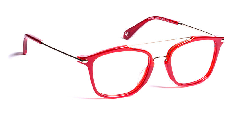 J.F. Rey® PA049 JFR PA049 3050 47 - 3050 Red Eyeglasses
