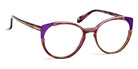 J.F. Rey® PA055 JFR PA055 7575 47 - 7575 Snake Purple Eyeglasses