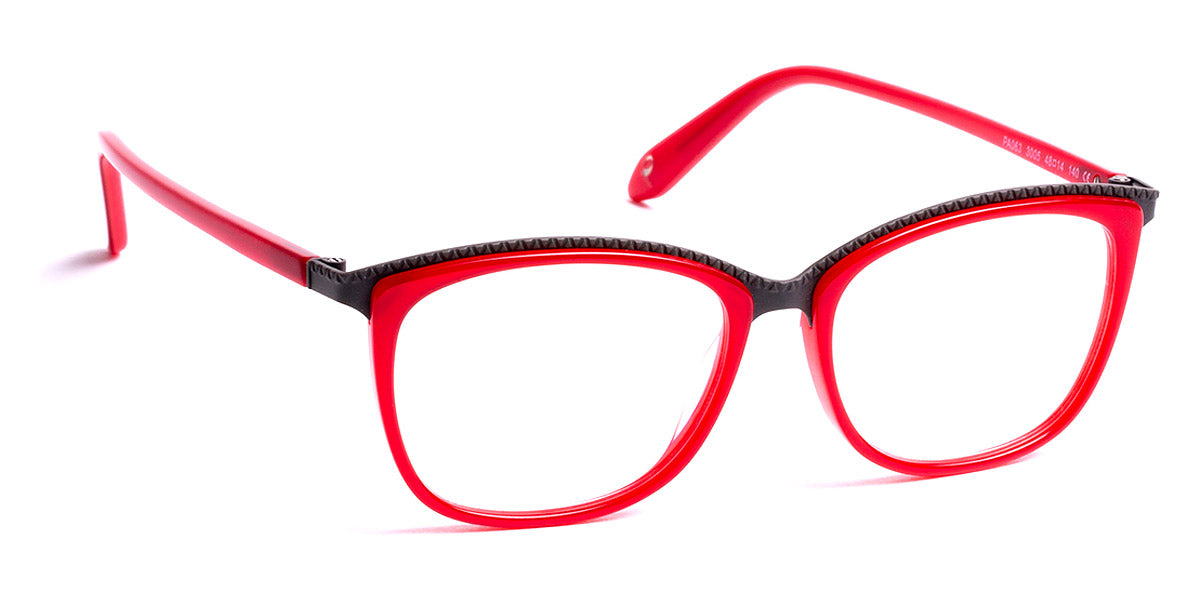 J.F. Rey® PA063 JFR PA063 3005 48 - 3005 Red/Gunmetal Eyeglasses