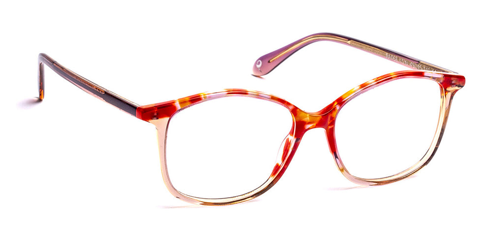 J.F. Rey® PA068 JFR PA068 6530 49 - 6530 Orange/Red Demi Eyeglasses