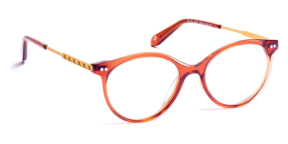 J.F. Rey® PA074 JFR PA074 9050 48 - 9050 Brown/Gold Eyeglasses