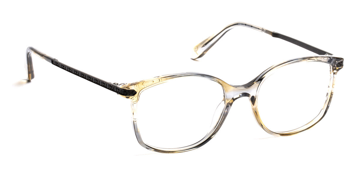 J.F. Rey® PA079 JFR PA079 9005 49 - 9005 Crystal Brown/Satin Gunmetal Eyeglasses