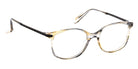 J.F. Rey® PA079 JFR PA079 9005 49 - 9005 Crystal Brown/Satin Gunmetal Eyeglasses