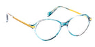 J.F. Rey® PA080 JFR PA080 4050 47 - 4050 Crystal Green/Satin Gold Eyeglasses