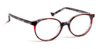 J.F. Rey® PA082 JFR PA082 0030 48 - 0030 Nice Black/Red Eyeglasses
