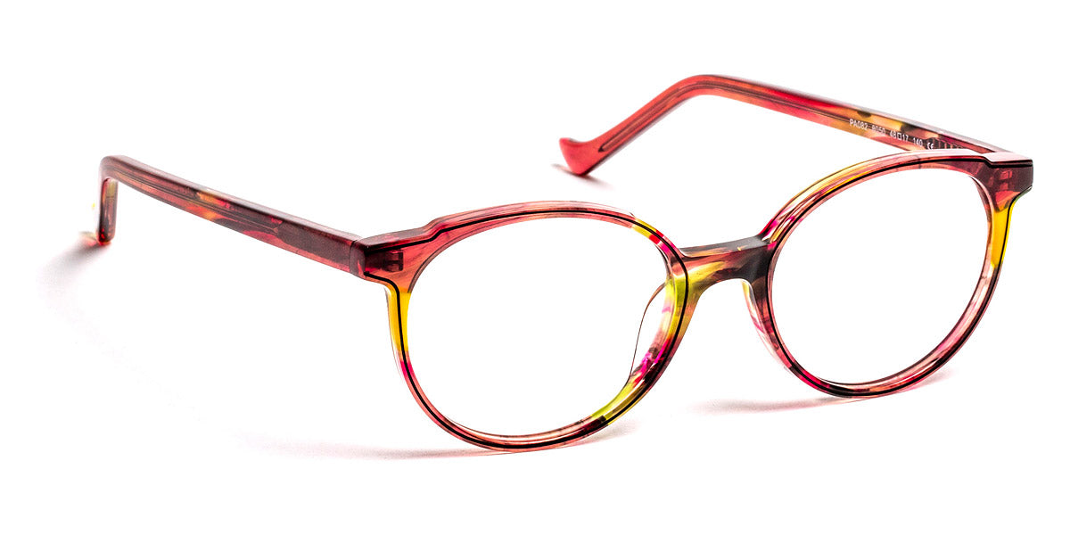 J.F. Rey® PA082 JFR PA082 8050 48 - 8050 Pink/Yellow/Black Eyeglasses