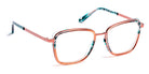 J.F. Rey® PA083 JFR PA083 9040 48 - 9040 Brown/Blue/Old Copper Eyeglasses