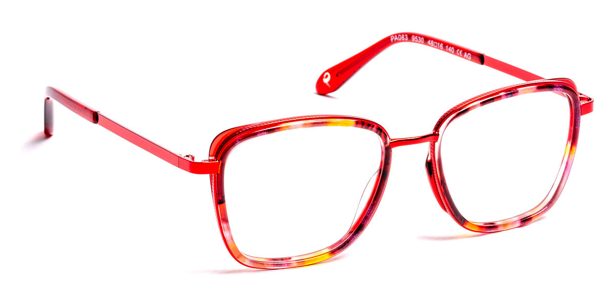 J.F. Rey® PA083 JFR PA083 9530 48 - 9530 Demi Red/Cherry Eyeglasses